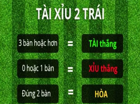 Tài xỉu 2 trái